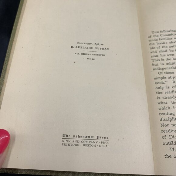 Silas Marner George Eliot 1898 HC Book Standard English Classics - Picture 3 of 10